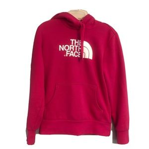 The North Face Half Dome Hoodie in Luminous Pink - Size Small